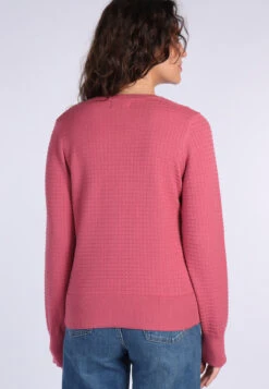 Strickjacke Manon - Rose Wine -Modekleidung 13 032320052571