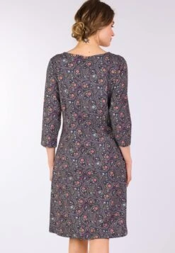 Kleid Imania Flower Paisley - Navy -Modekleidung 13 032410006311