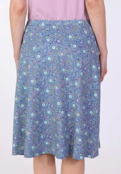 Rock Liska Flower Paisley - Royal Blue -Modekleidung 13 032410008282