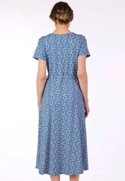 Kleid Ise Flower Parade - Royal Blue -Modekleidung 13 032410012282