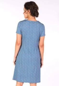 Kleid Jolie Flower Parade - Royal Blue -Modekleidung 13 032410013282