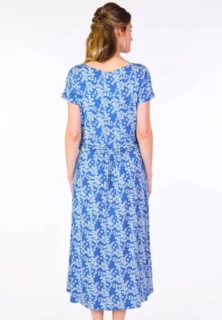 Kleid Malind Cherry Blossom - Royal Blue -Modekleidung 13 032410031282