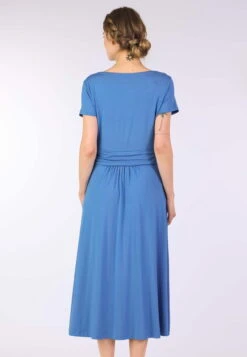 Kleid Malinda Solid - Royal Blue -Modekleidung 13 032410035282