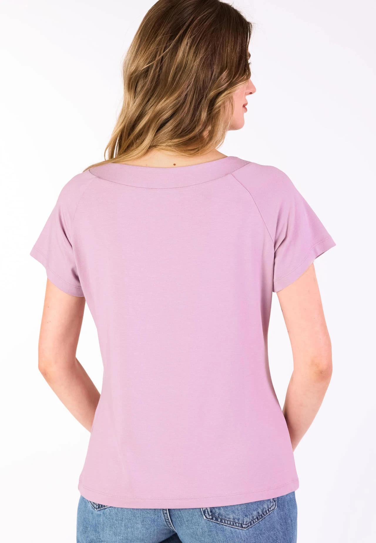 T-Shirt Zoe Solid - Pansy 8 T-Shirt Zoe Solid - Pansy – Bild 6