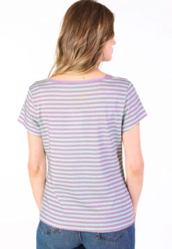 T-Shirt Tal Stripe - Fresh Mint -Modekleidung 13 032410041264
