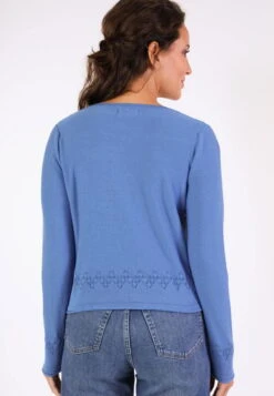 Strickjacle Franka - Royal Blue -Modekleidung 13 032410046282