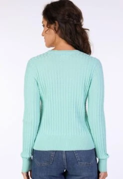 Strickjacke Carlotte - Fresh Mint -Modekleidung 13 032410047264