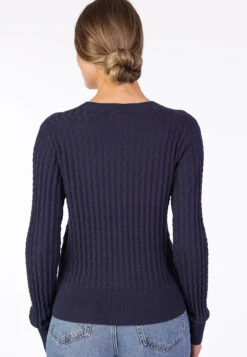 Strickjacke Carlotte - Navy -Modekleidung 13 032410047311