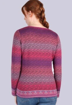 Strickjacke Renee Peacock - Orchid -Modekleidung 13 062320005395