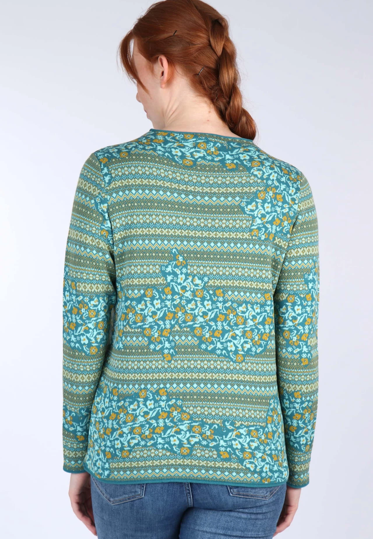 Pullover Sofia Blossom - Emerald 9 Pullover Sofia Blossom - Emerald – Bild 7