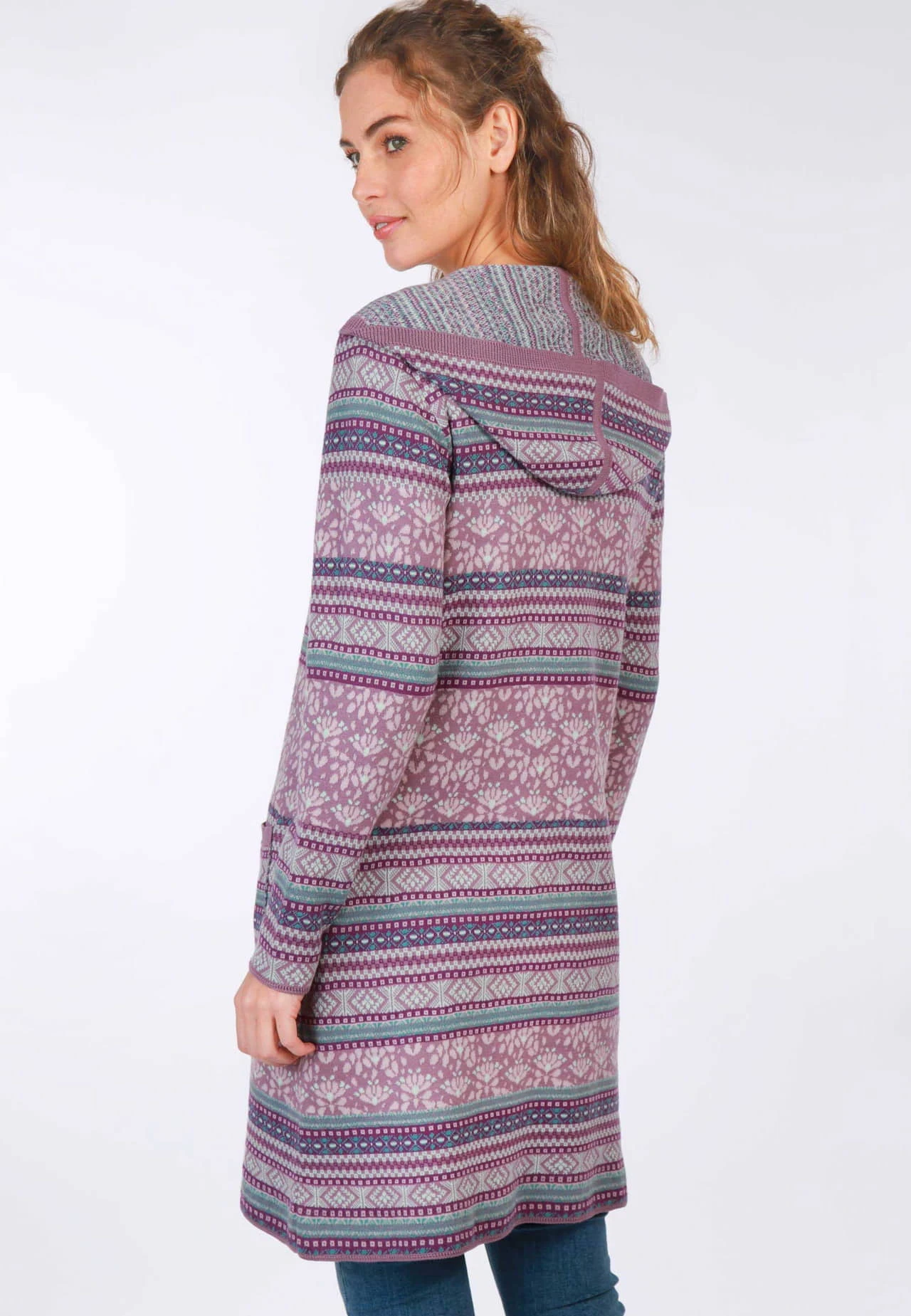 Strickmantel Jordis Garland - Lavender 9 Strickmantel Jordis Garland - Lavender – Bild 7