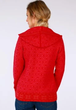 Strickjacke Adela - Rubin -Modekleidung 13 082410067501