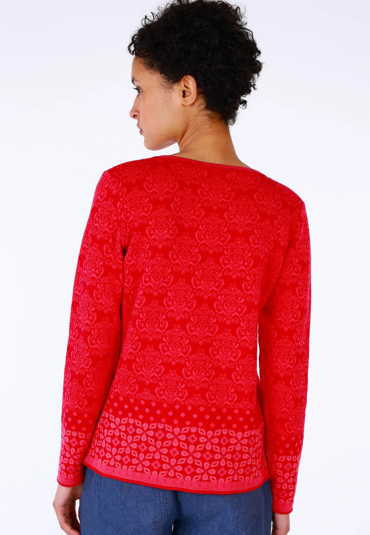 Strickpullover Annegret - Rubin 8 Strickpullover Annegret - Rubin – Bild 6