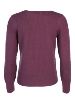 Strickjacke Manon - Plum -Modekleidung 14 032320052512