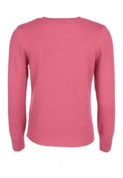 Strickjacke Manon - Rose Wine -Modekleidung 14 032320052571
