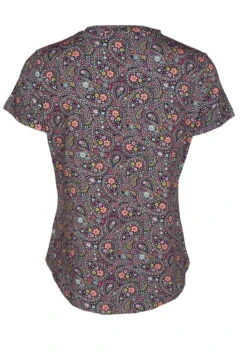 T-Shirt Endis Flower Paisley - Navy -Modekleidung 14 032410007311