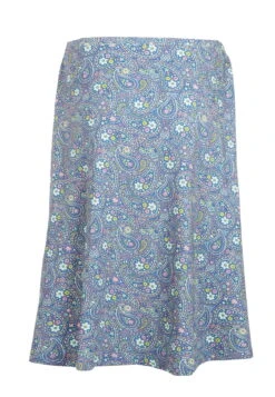 Rock Liska Flower Paisley - Royal Blue -Modekleidung 14 032410008282