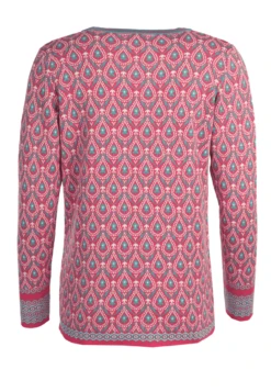 Strickjacke Christi Oriental - Pink -Modekleidung 14 062310018505
