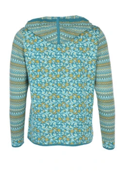 Strickjacke Freya Blossom - Emerald -Modekleidung 14 062320008231