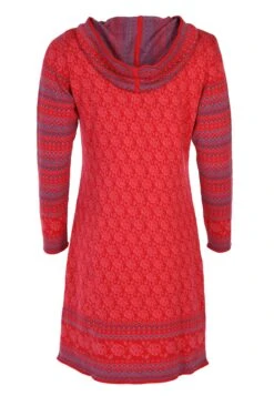 Strickkleid Benja Rose - Rubin -Modekleidung 14 062410004501