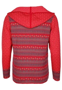 Strickjacke Freya Tulip Bow - Rubin -Modekleidung 14 062410008501