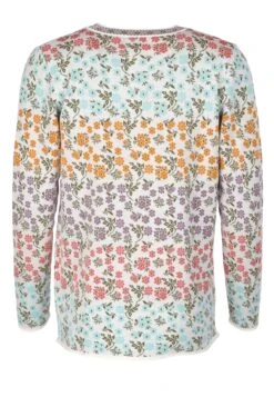 Strickjacke Christi Millefleur - Ivory -Modekleidung 14 062410010100