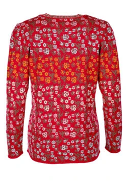 Strickjacke Christi Millefleur - Rubin -Modekleidung 14 062410010501