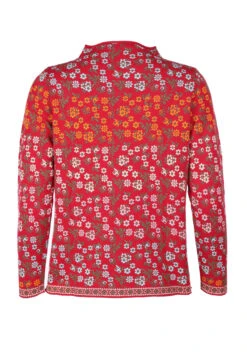 Pullover Sofia Millefleurs - Rubin -Modekleidung 14 062410011501