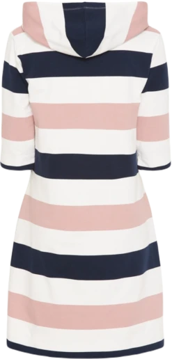 Sea Ranch Maritimes Damen Hoodie Kleid Blockstreifen -Modekleidung 20 6 109 Ronja Mauve 2