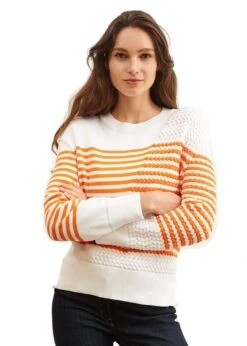 Saint James Damen Pullover Baumwolle Cap Breton