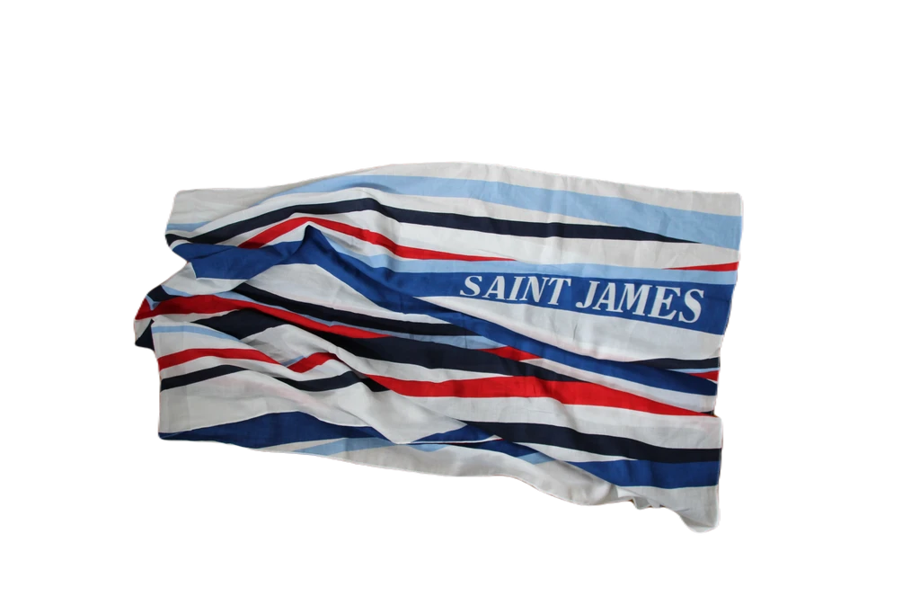 Saint James Dünner Schal 68 Cm X 180 Cm Baumwolle 4 Saint James Dünner Schal 68 Cm X 180 Cm Baumwolle – Bild 2