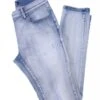 Piece Of Blue Damen Stretchjeans Iceblau Destroyed 1 Piece Of Blue Damen Stretchjeans Iceblau Destroyed -Modekleidung 3602 5002 0710 1