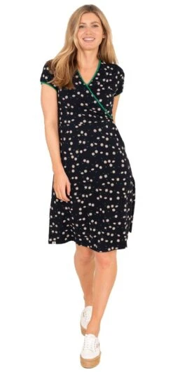 Brakeburn Florales Jerseykleid