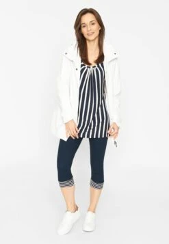 Sea Ranch Da. Shirt Ecru Navy Streifen -Modekleidung 5711805258521 PT05