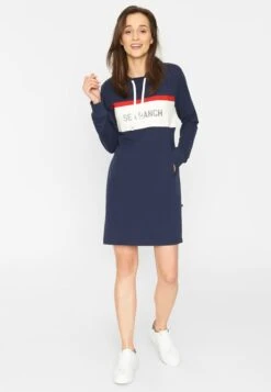 Sea Ranch Sportives Sweatkleid Mit Schalkragen -Modekleidung 5711805259115 PT02