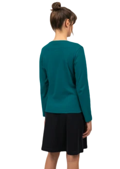 Saint James Da. Shirt 8976 Celina -Modekleidung 8976 Celina U Emeraude P01