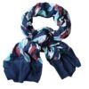 Schal - Floral Dunkelblau 100% Modal -Modekleidung Brakeburn Damen Schal Blaetter Textured Leaf 6045