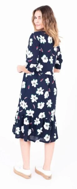 Brakeburn Florales Kleid -Modekleidung Brakeburn Kleid Blumen Floating Lilly Dress 9255 4