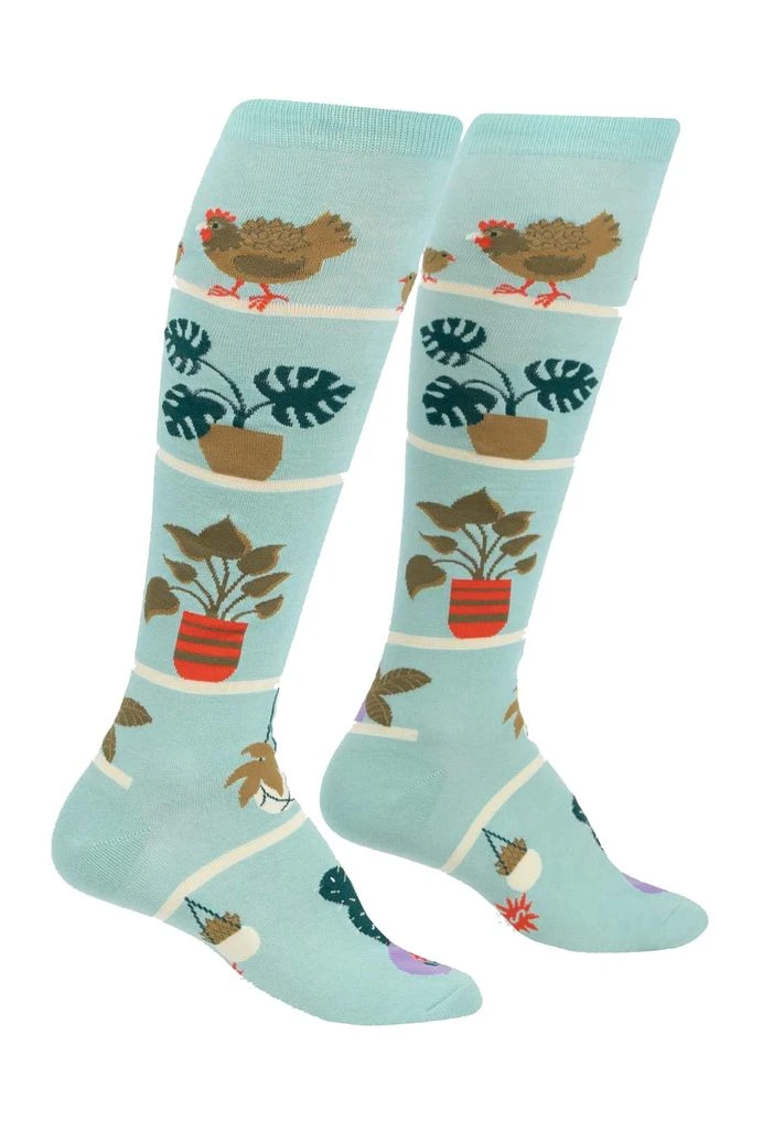 Sock It To Me - Damen Socken Lang - Hen And Chicks 3 Sock It To Me - Damen Socken Lang - Hen And Chicks