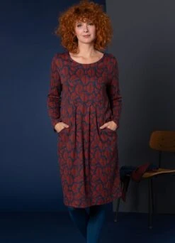 Heidekönigin Ballonkleid Herbstlaub