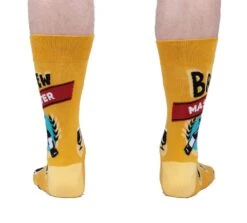 Sock It To Me - Herren Socken Brew Master! -Modekleidung Lustige Socken Bier Braumeister Prost MEF0450 3