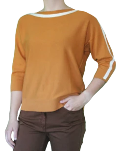 Mousqueton Damen Pullover Baumwolle Wolle Kaschmir