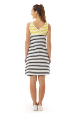 Mousqueton Kleid Tualen 285g Baumwolljersey 8 Mousqueton Kleid Tualen 285g Baumwolljersey -Modekleidung Mousqueton Kleid Tualen Navy 1