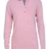 PIECE OF BLUE Damen Henley Rosa -Modekleidung Piece of blue Damen Henley 1090 0155 0200