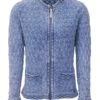 PIECE OF BLUE Damen Strickjacke Sky Wash -Modekleidung Piece of blue Damen Strickjacke 1259 0379 0700