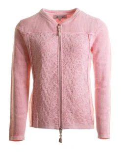 PIECE OF BLUE Damen Strickjacke Rot/ Blau -Modekleidung Piece of blue Strickjacke Damen 1207 0295 0210