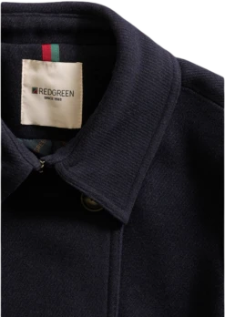 Red Green Damen Caban Mantel Schwarz -Modekleidung Red Green Damen Trenchcoat Sylva 5