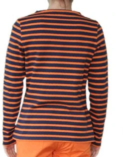 Saint James Da. Shirt Gestrickt 25 Saint James Da. Shirt Gestrickt -Modekleidung Saint James Bretagne Shirt 4135 Meridame Marine Tuba 2