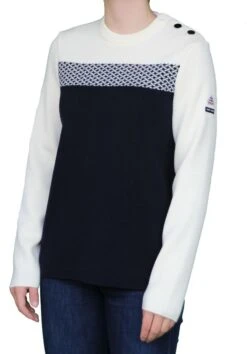 Saint James Da. Pullover Navy Ecume