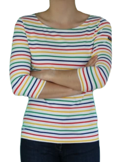 Saint James Da. Bretagne Shirt 3/4 Arm 40 Saint James Da. Bretagne Shirt 3/4 Arm -Modekleidung Saint James Damen Shirt Garde Cote 5526 1